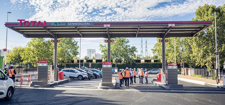 Station TotalEnergies GNV Gennevilliers