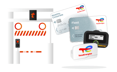 Ensemble des cartes, appareils, et service TotalEnergies